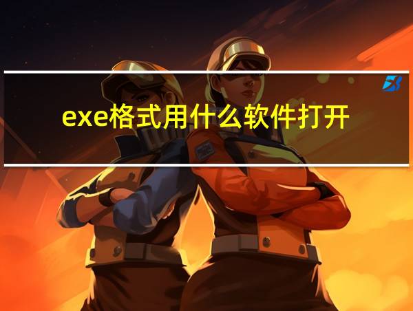 exe格式用什么软件打开的相关图片