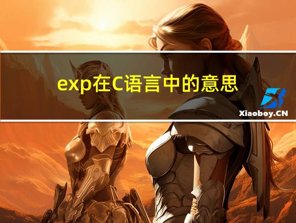 exp在C语言中的意思的相关图片