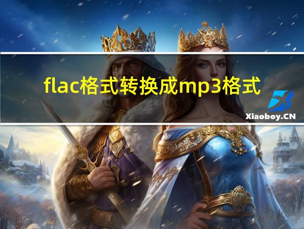 flac格式转换成mp3格式的相关图片