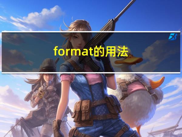 format的用法的相关图片