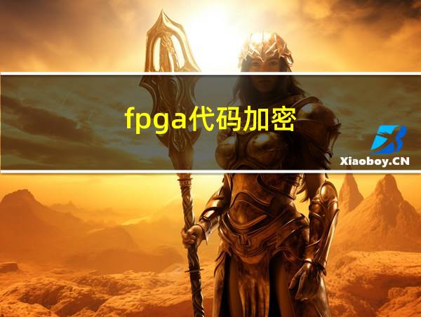 fpga代码加密的相关图片