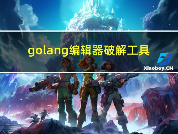 golang编辑器破解工具的相关图片