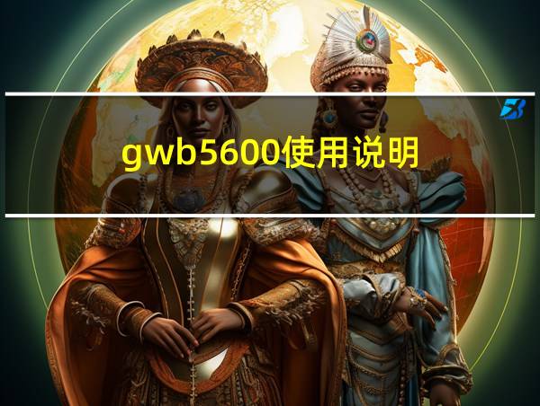 gwb5600使用说明的相关图片