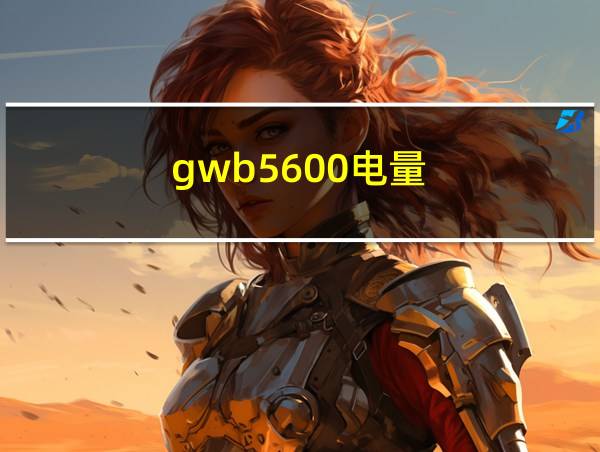 gwb5600电量的相关图片