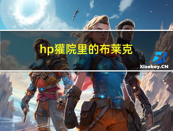 hp獾院里的布莱克的相关图片