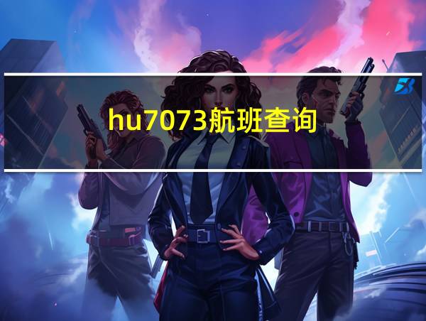 hu7073航班查询的相关图片