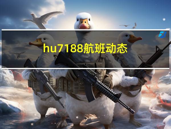 hu7188航班动态的相关图片