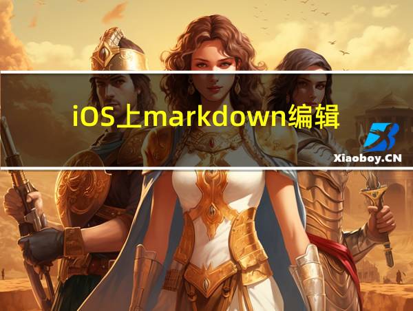 iOS上markdown编辑器的相关图片