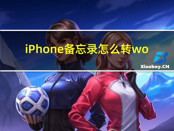 iPhone备忘录怎么转word的相关图片