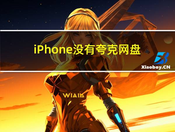 iPhone没有夸克网盘的相关图片