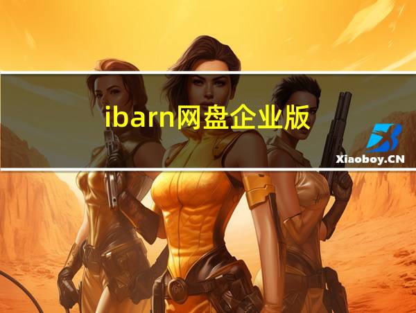 ibarn网盘企业版的相关图片