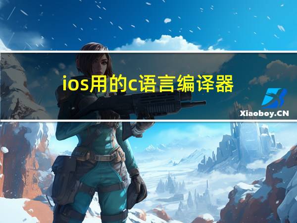 ios用的c语言编译器的相关图片