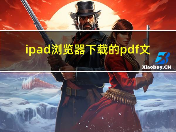 ipad浏览器下载的pdf文件的相关图片