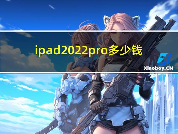 ipad2022pro多少钱的相关图片