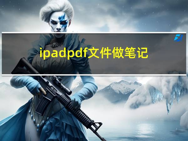 ipadpdf文件做笔记的相关图片