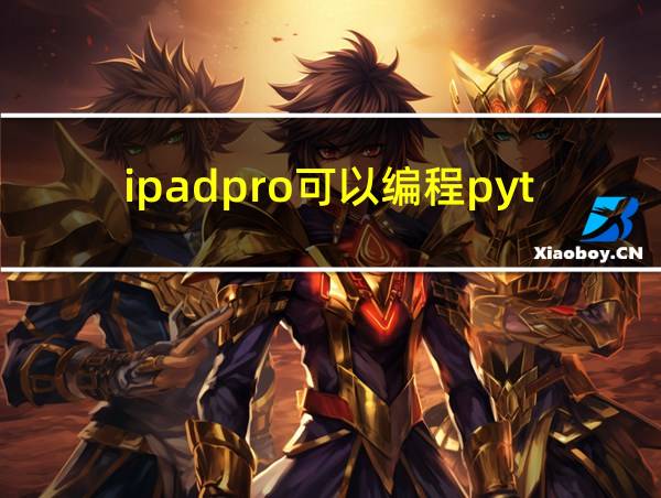 ipadpro可以编程python的相关图片