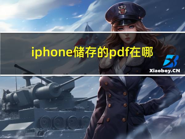 iphone储存的pdf在哪的相关图片