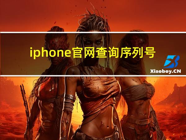 iphone官网查询序列号的相关图片