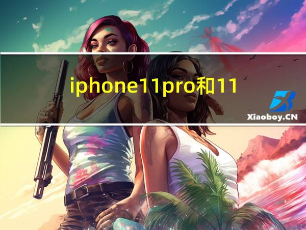 iphone11pro和11promax对比的相关图片