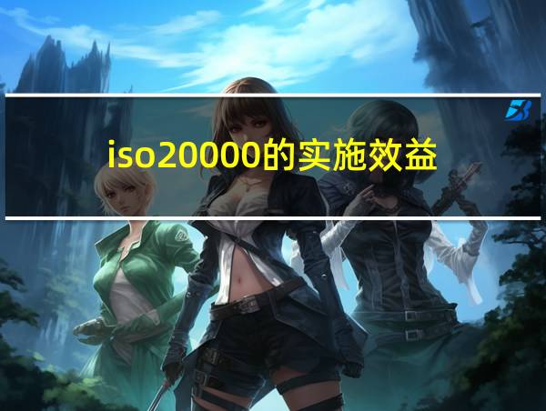 iso20000的实施效益的相关图片