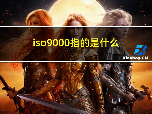 iso9000指的是什么的相关图片