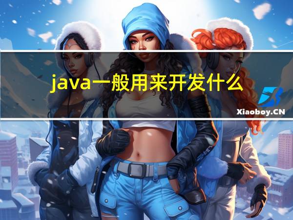 java一般用来开发什么的相关图片