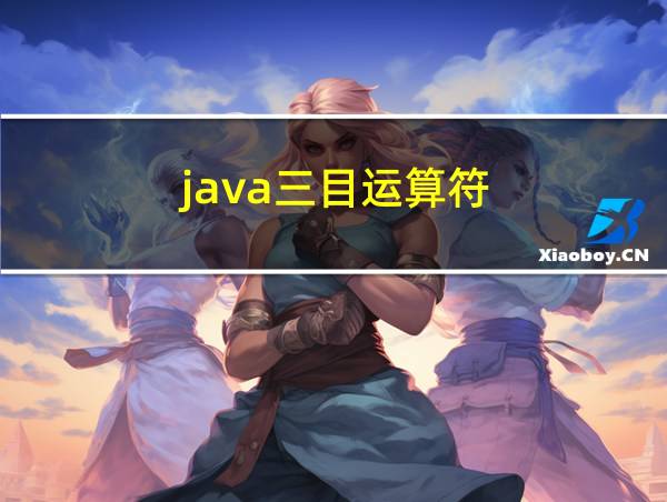 java三目运算符的相关图片