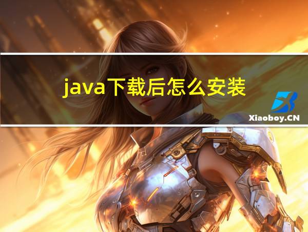 java下载后怎么安装的相关图片