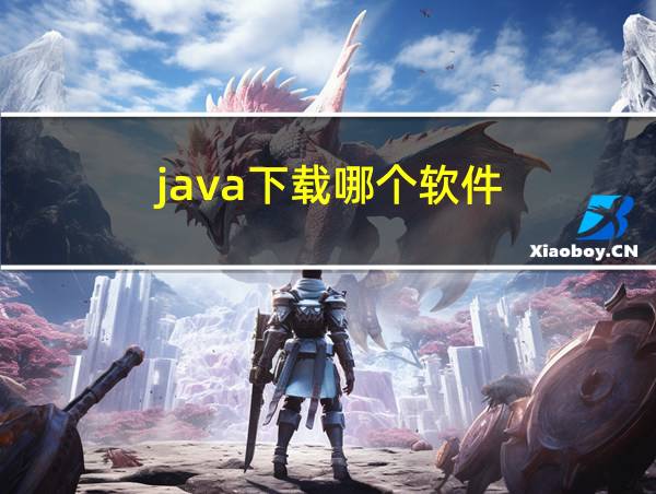 java下载哪个软件的相关图片