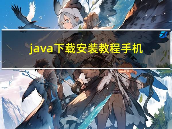 java下载安装教程手机的相关图片