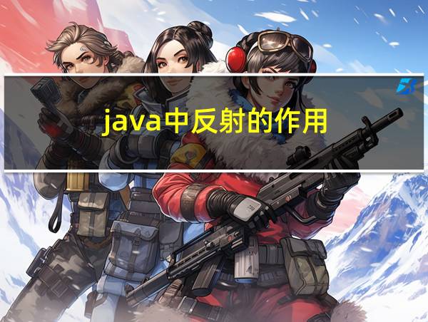 java中反射的作用的相关图片