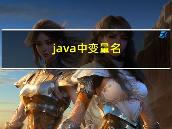 java中变量名的相关图片