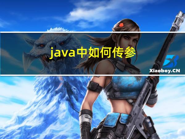 java中如何传参的相关图片