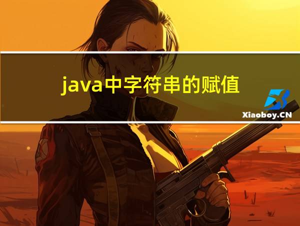 java中字符串的赋值的相关图片