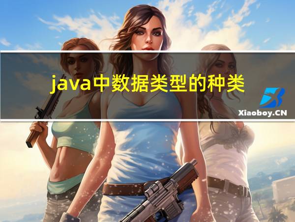 java中数据类型的种类的相关图片