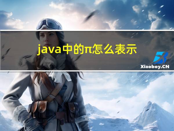 java中的π怎么表示的相关图片