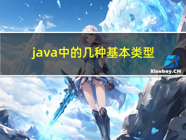 java中的几种基本类型的相关图片