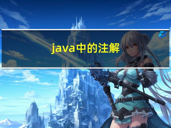 java中的注解的相关图片