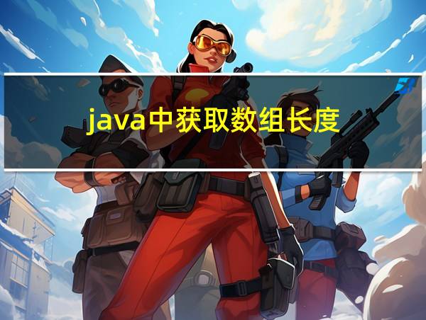 java中获取数组长度的相关图片