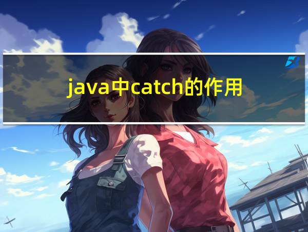 java中catch的作用的相关图片