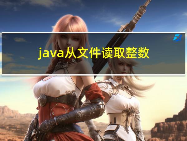 java从文件读取整数的相关图片