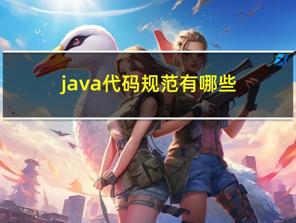 java代码规范有哪些的相关图片