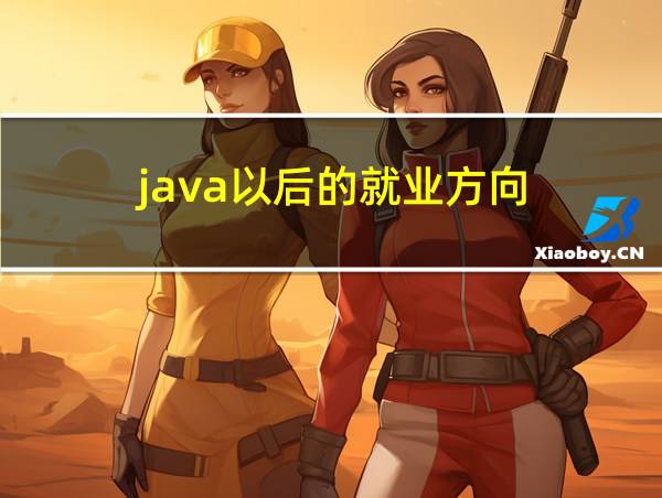 java以后的就业方向的相关图片