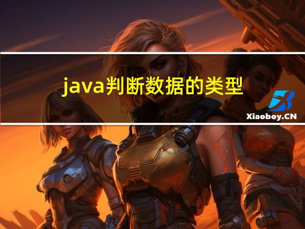 java判断数据的类型的相关图片