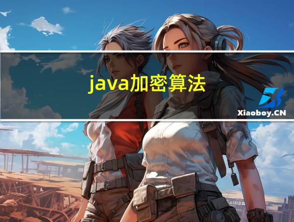 java加密算法的相关图片