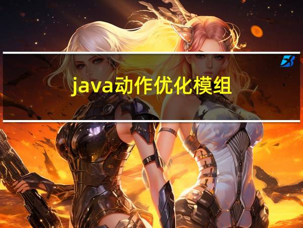 java动作优化模组的相关图片