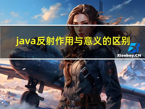 java反射作用与意义的区别的相关图片