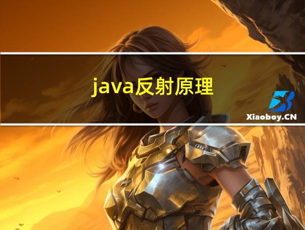 java反射原理的相关图片