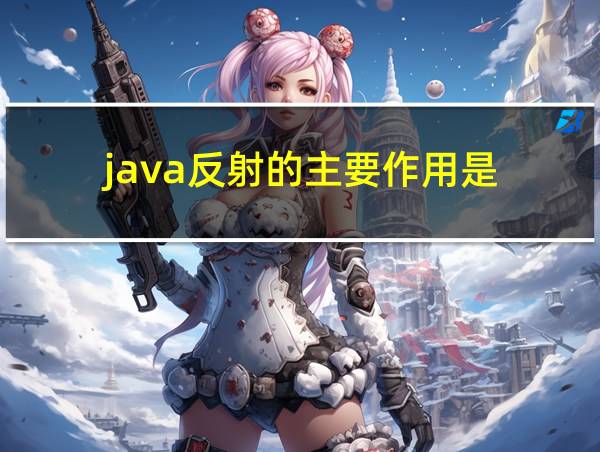 java反射的主要作用是的相关图片