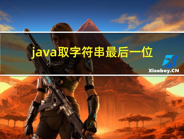 java取字符串最后一位的相关图片